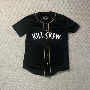 Kill Crew Classic Baseball Jersey Yellow/White